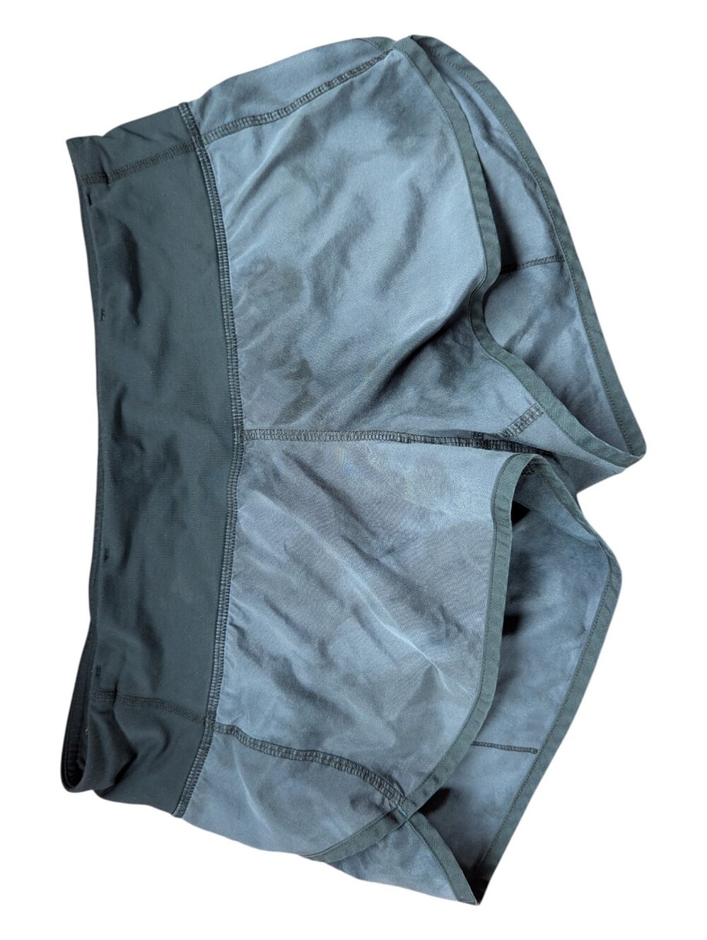 Lululemon Size 6 Black Gray Stonewash Shorts